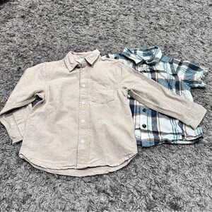 Bundle of H&M and Old Navy Boy Button Down Shirts - 3T